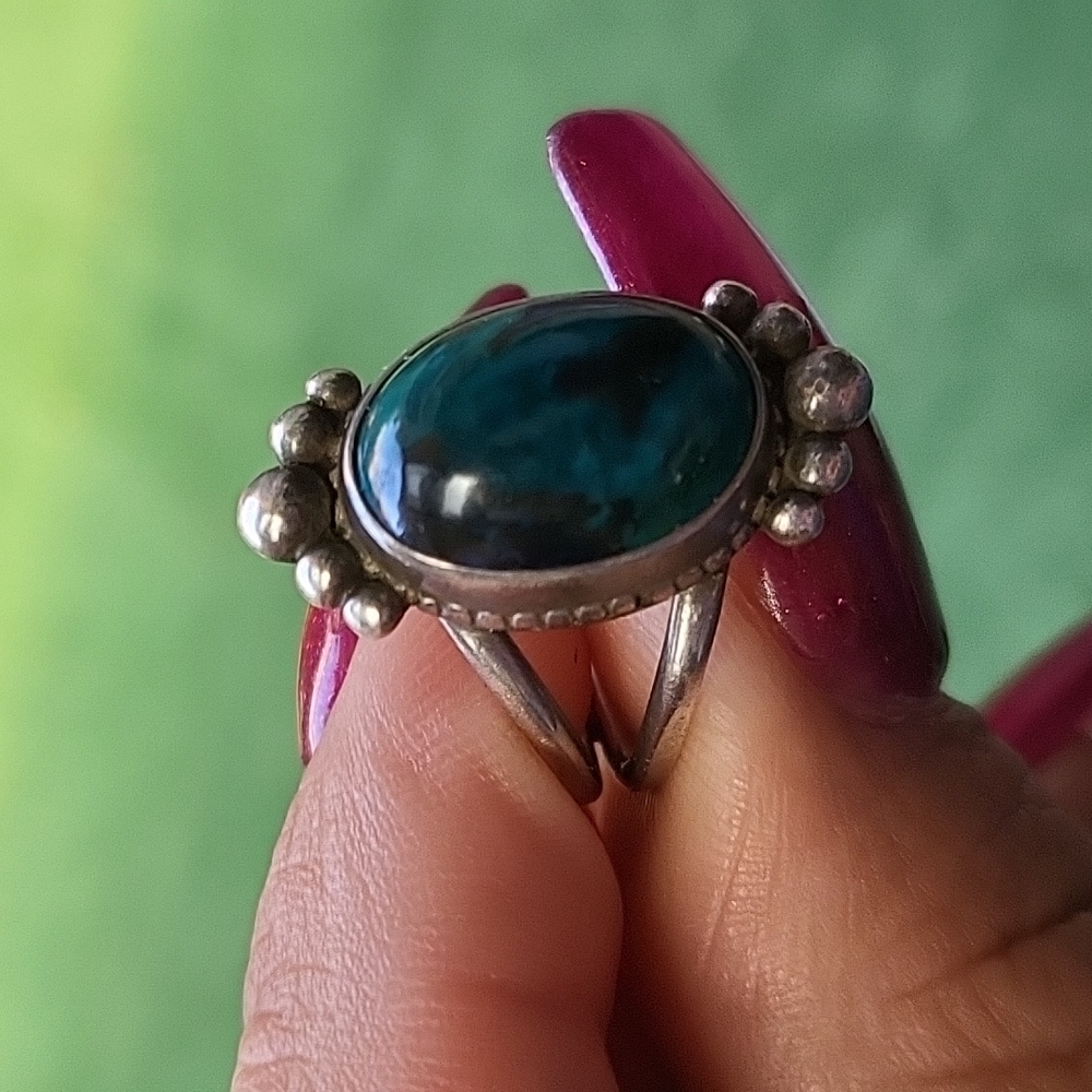 Silver Antique Ring - image 1